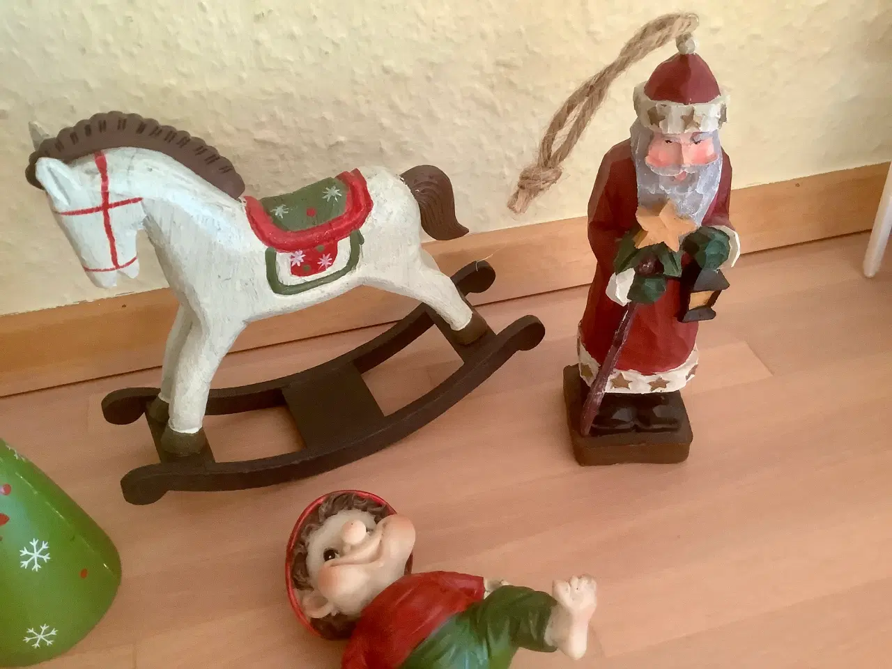 Billede 6 - Julepynt - Julemand - gyngehest - rensdyr og nisse