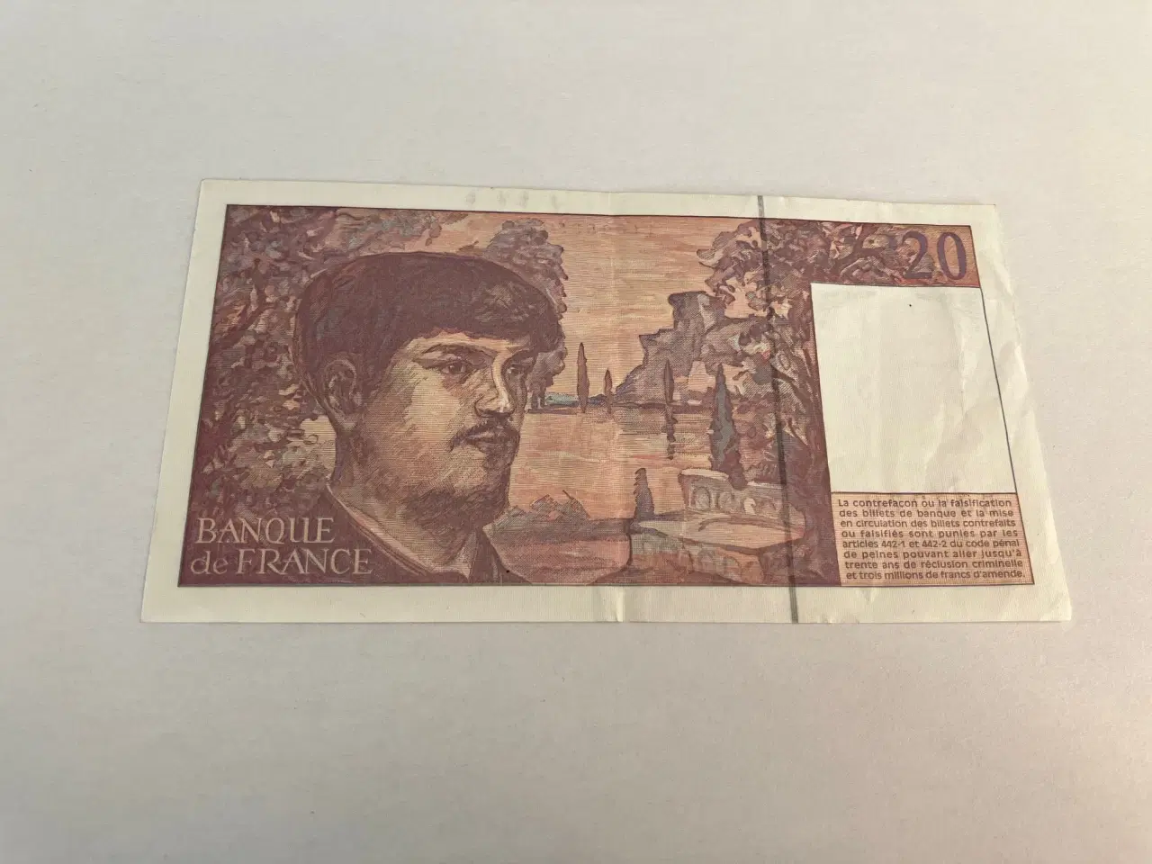 Billede 2 - 20 Francs France 1995