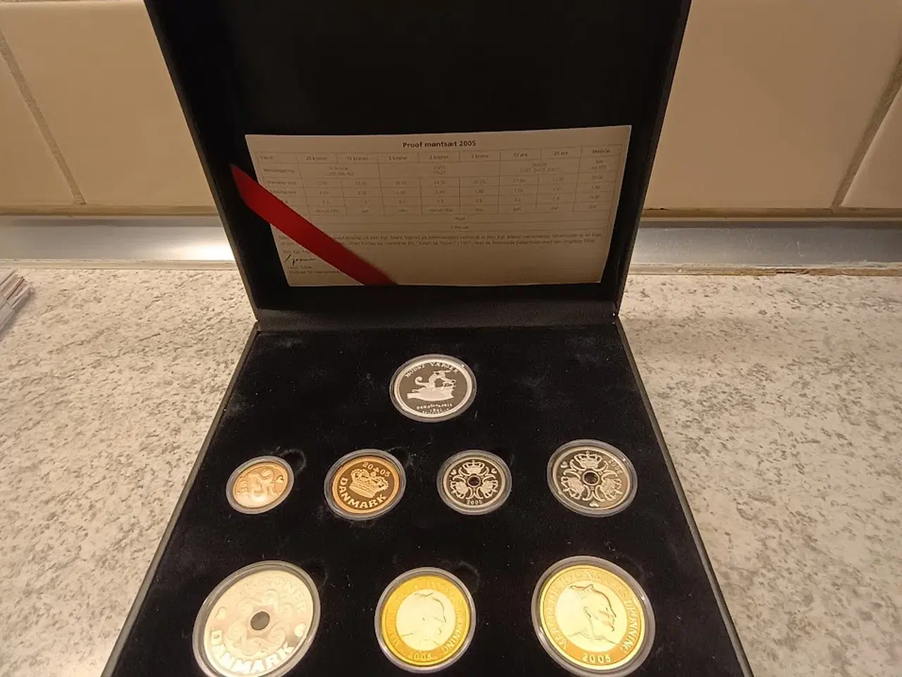 Billede 1 - Møntsæt 2005 Proof