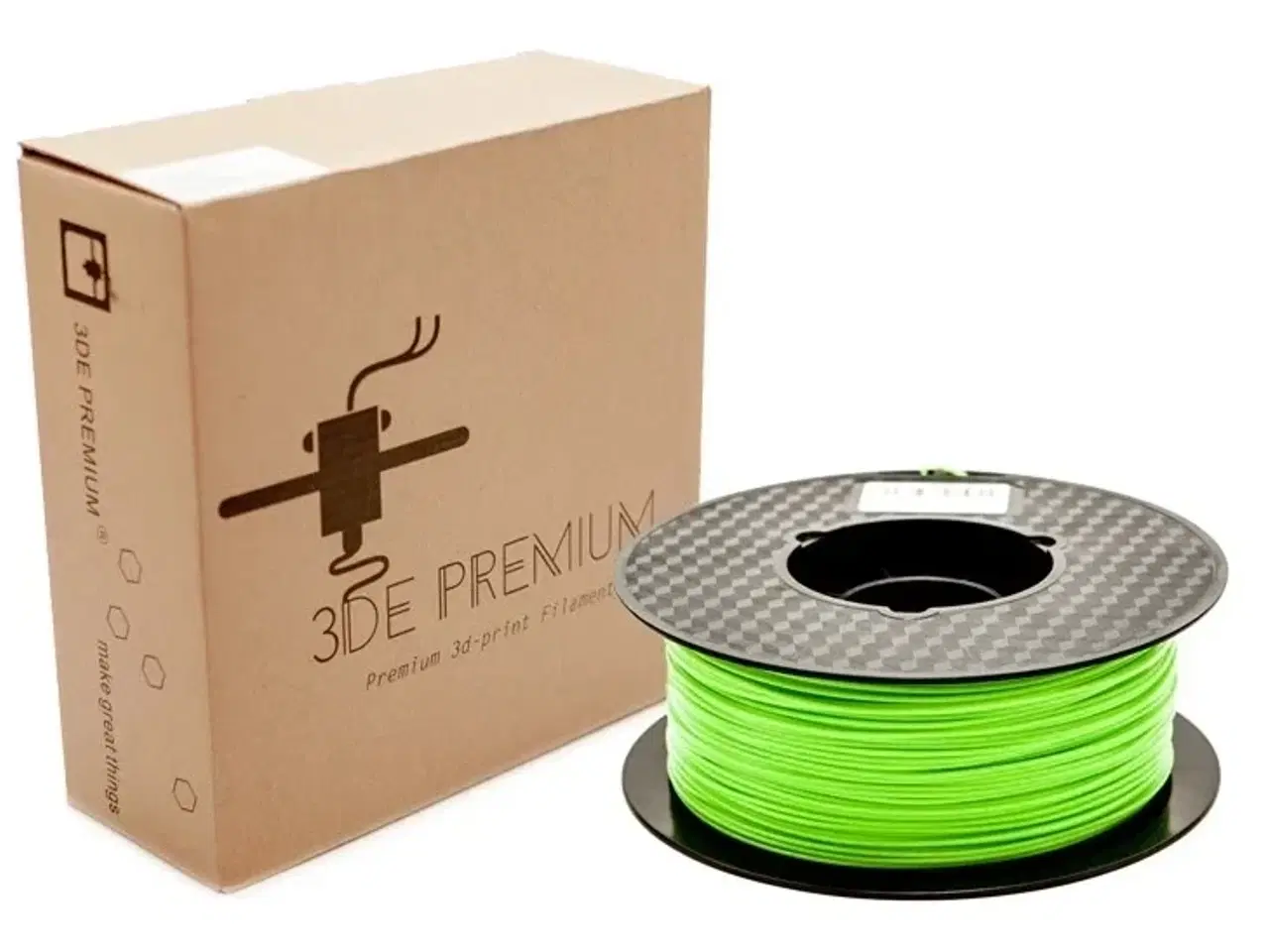Billede 1 - Gecko Green - 3DE Premium - PLA - 1.75mm