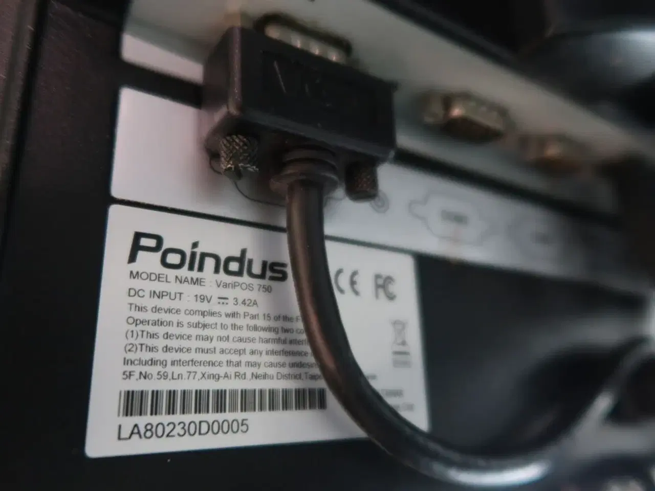 Billede 5 - Kasseapparat POINDUS VariPOS 750, dankortterminal, bonprinter m.m.