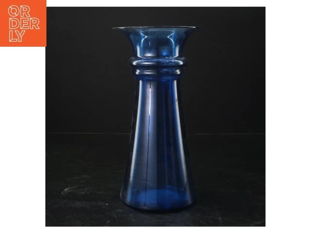 Billede 1 - Royal Copenhagen Harmony vase blå(str. 21 cm)