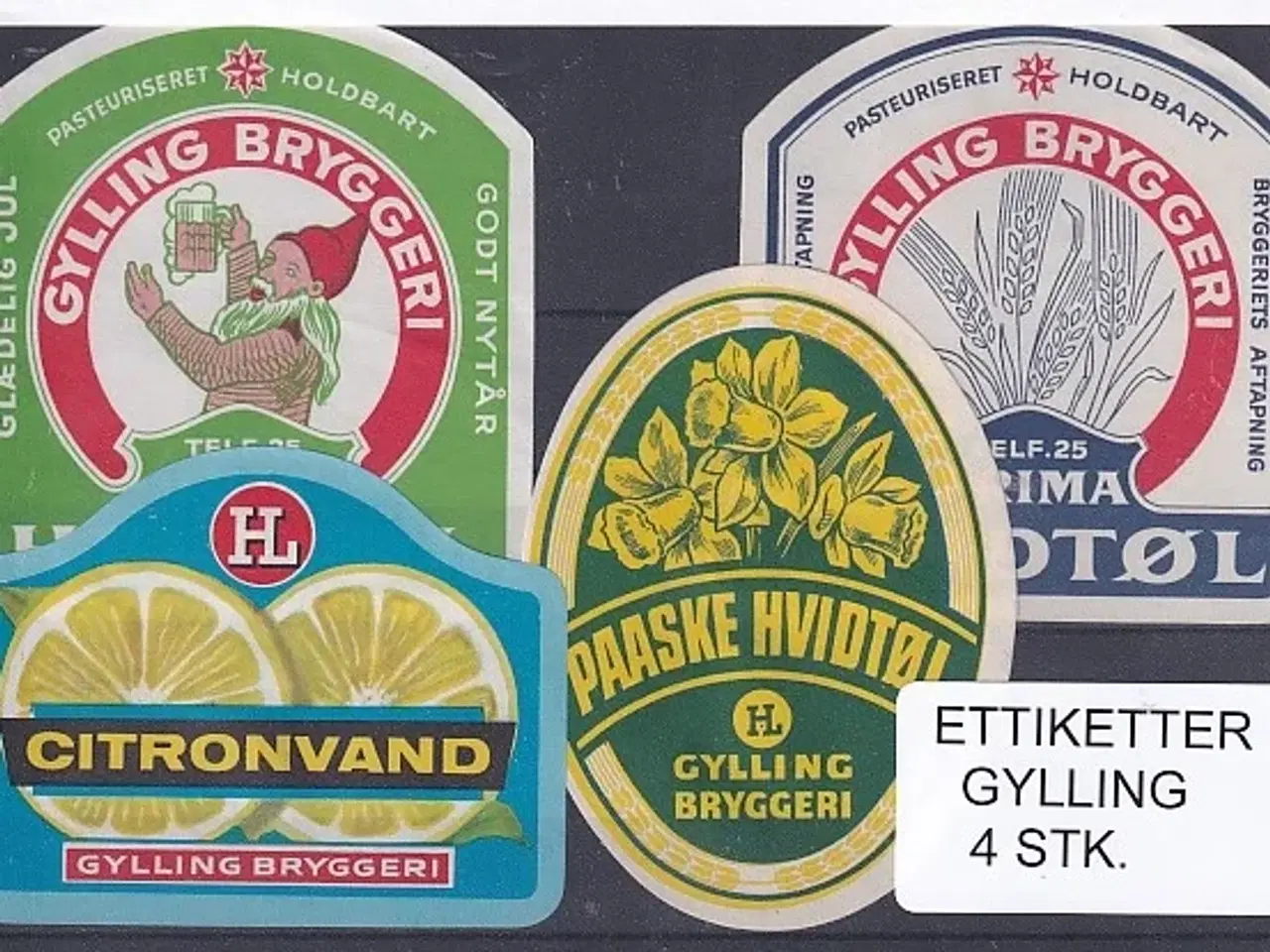 Billede 1 - Etiketter - Gylling  4 Stk.