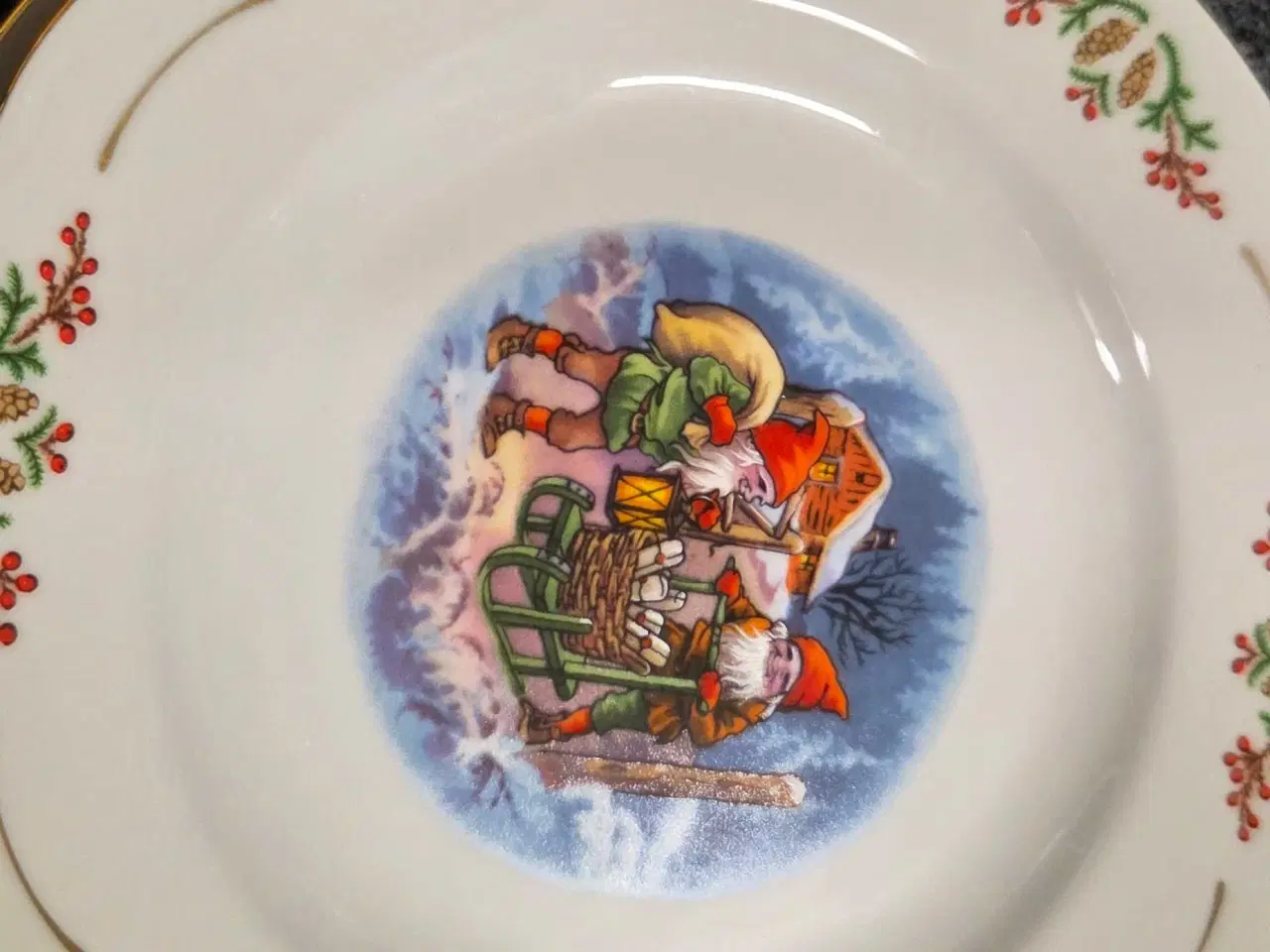 Billede 2 - Christineholm porcelæn, gammeldags Jul 