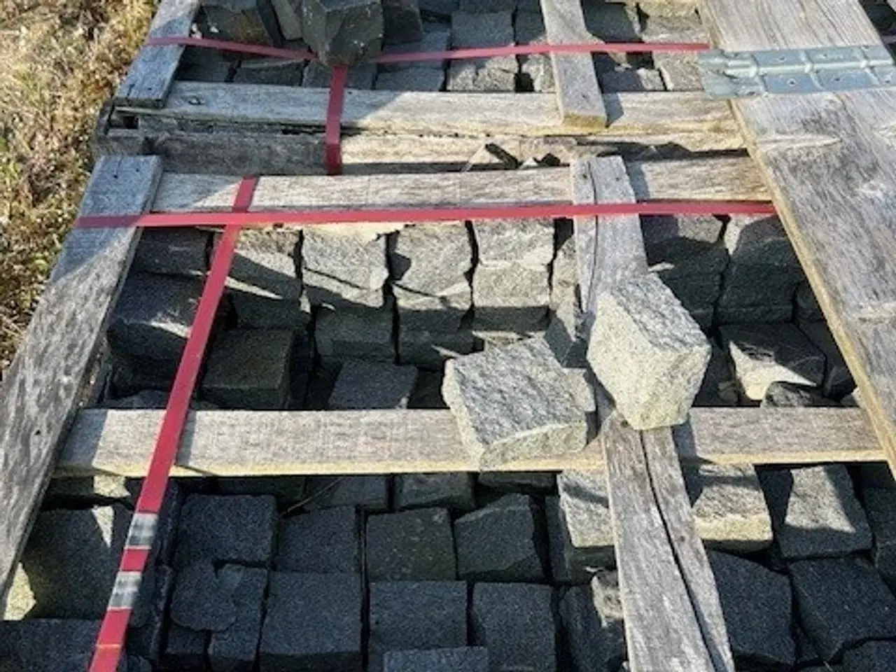 Billede 2 - Chaussésten mørkgrå flæk 9x9x4-6 cm