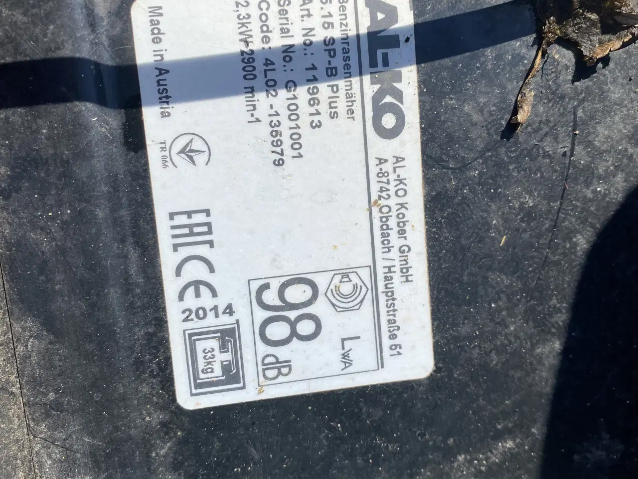 Billede 4 - Plæneklipper Alko brugte dele