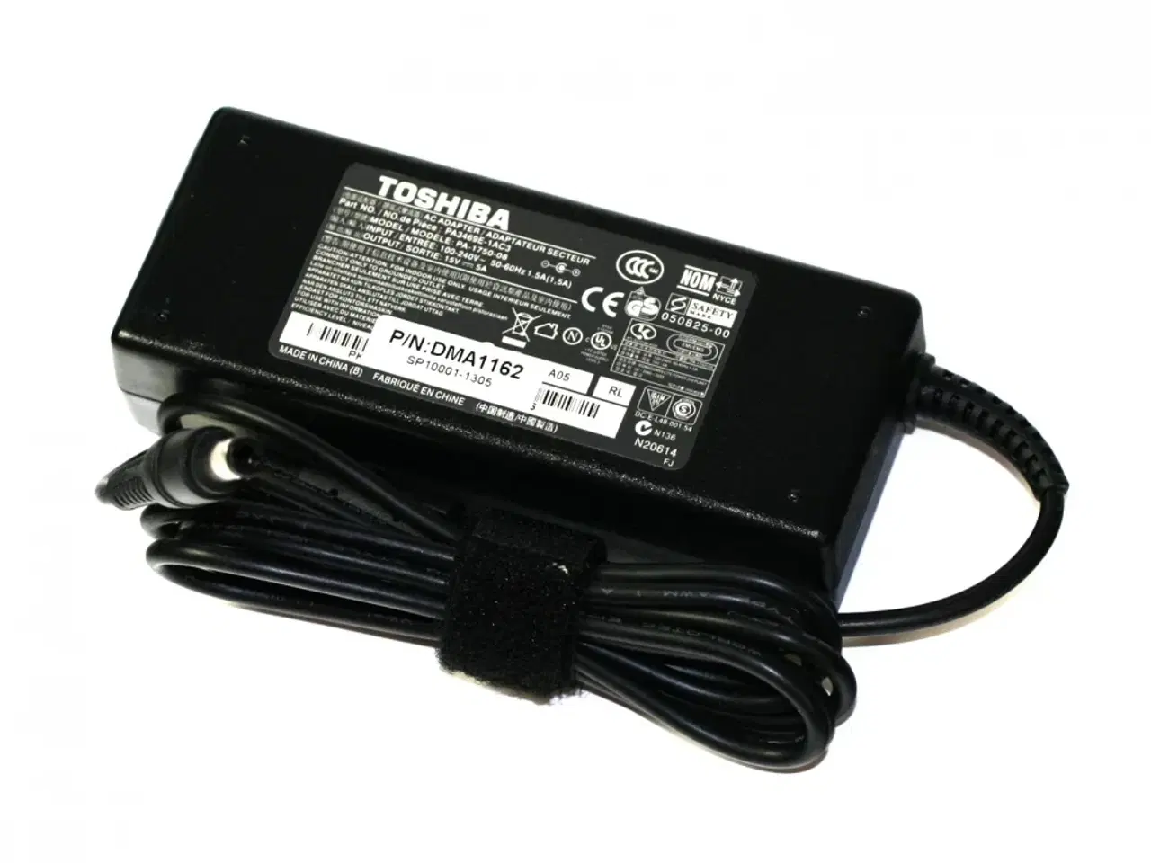 Billede 1 - Toshiba 75W 15V 5A strømforsyning med 6.3mm x 3.0 mm, Barrel Tip- Original