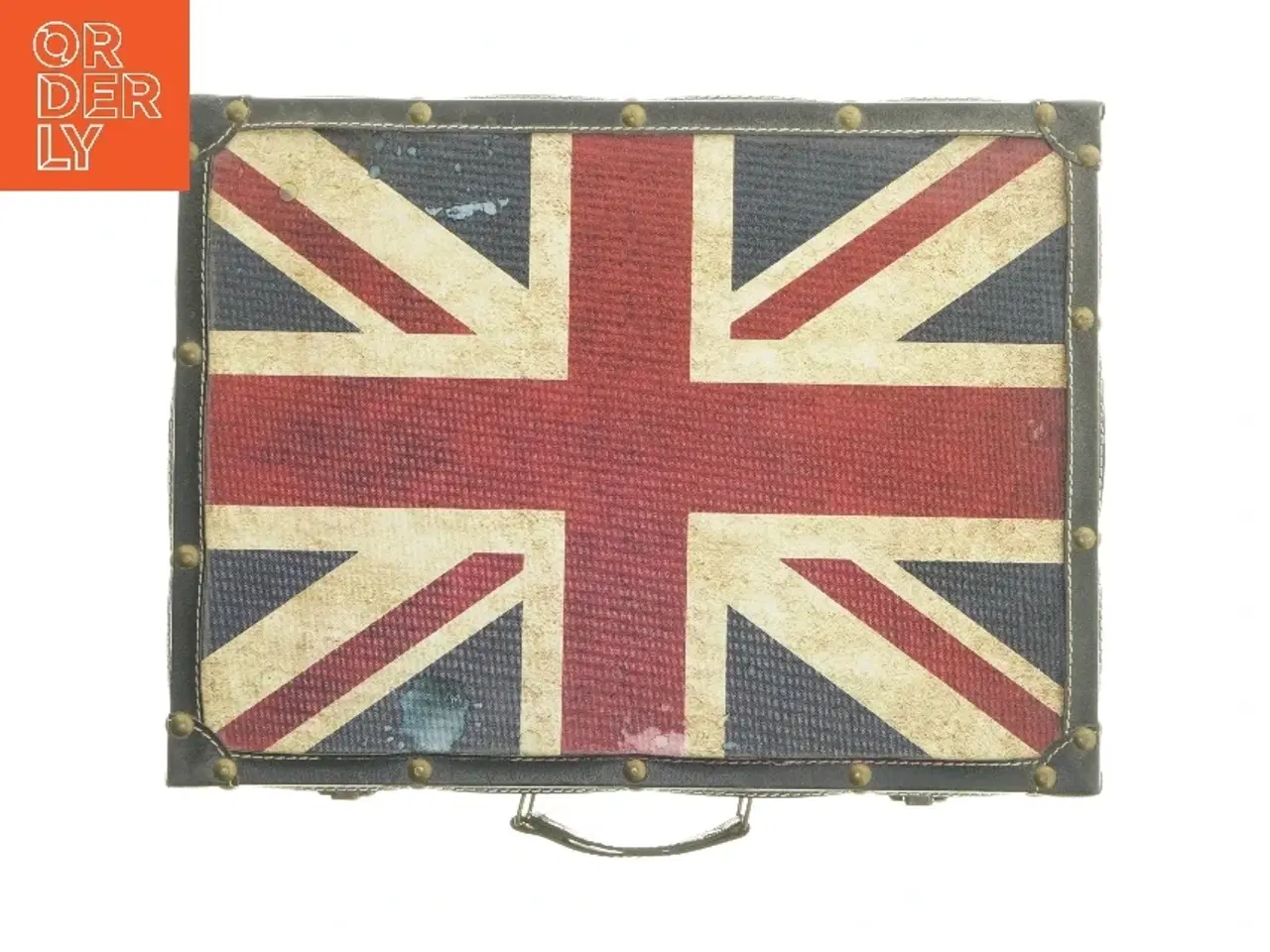 Billede 1 - Vintage kuffert med britisk flag (str. 40x30x14 cm)