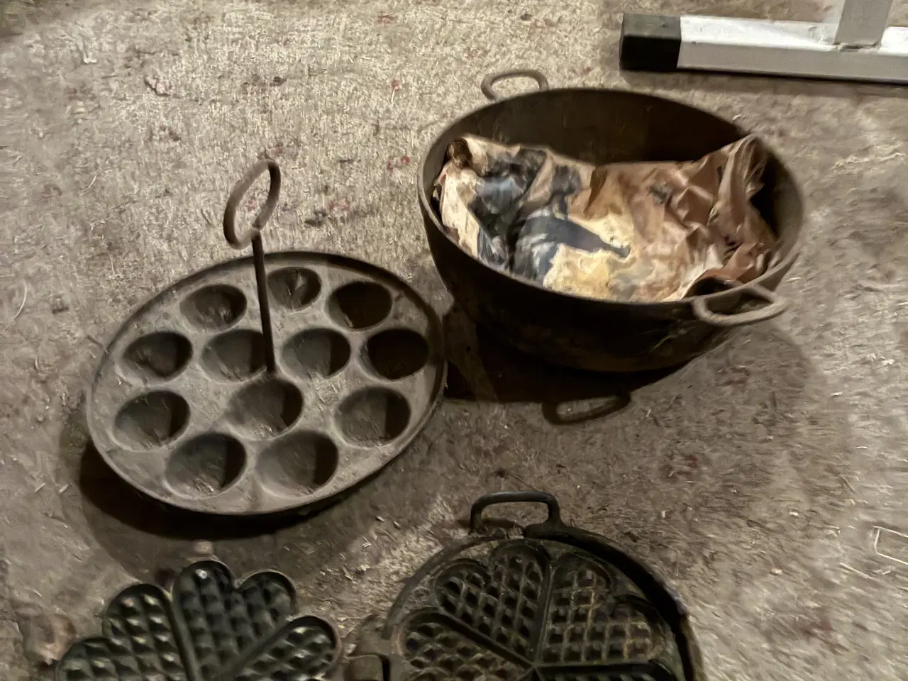 Billede 1 - 3stk støbejern gamle