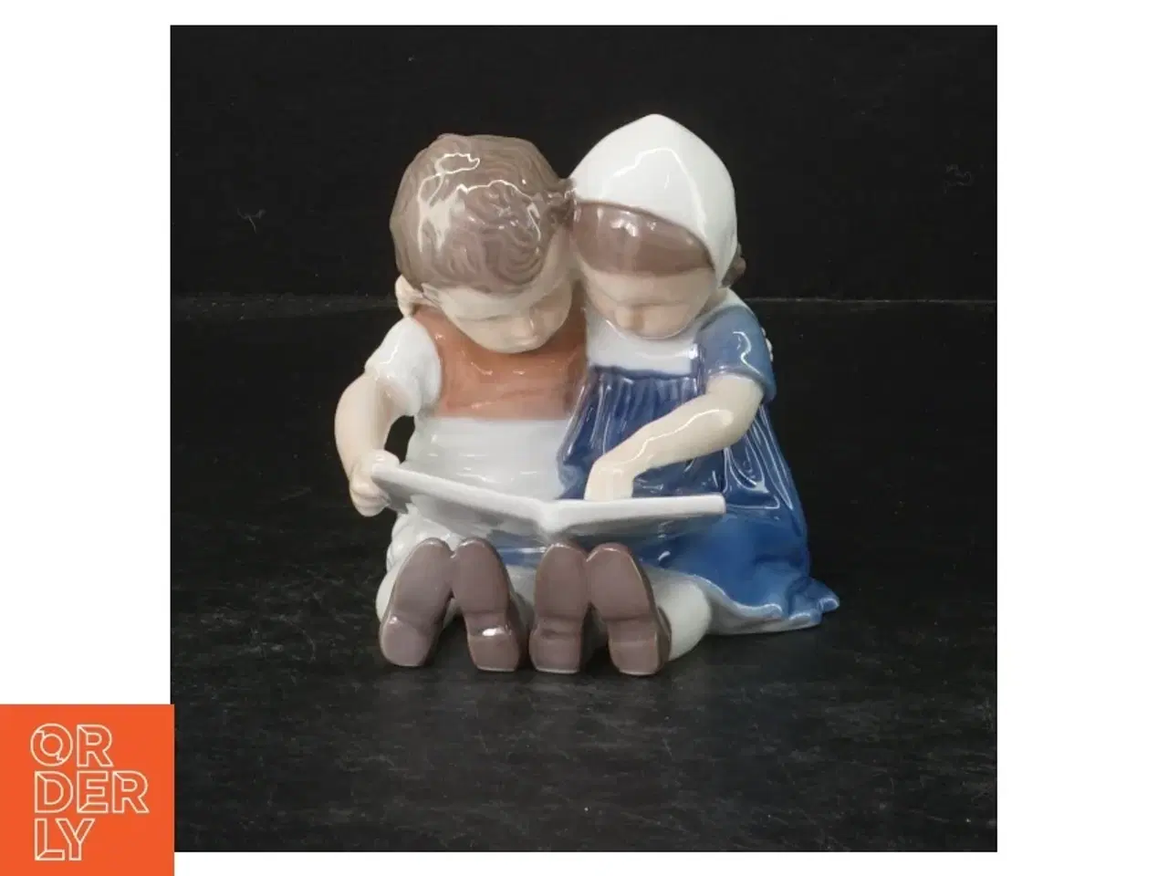 Billede 1 - porcelænsfigur af små børn fra B&G (str. 10 cm)
