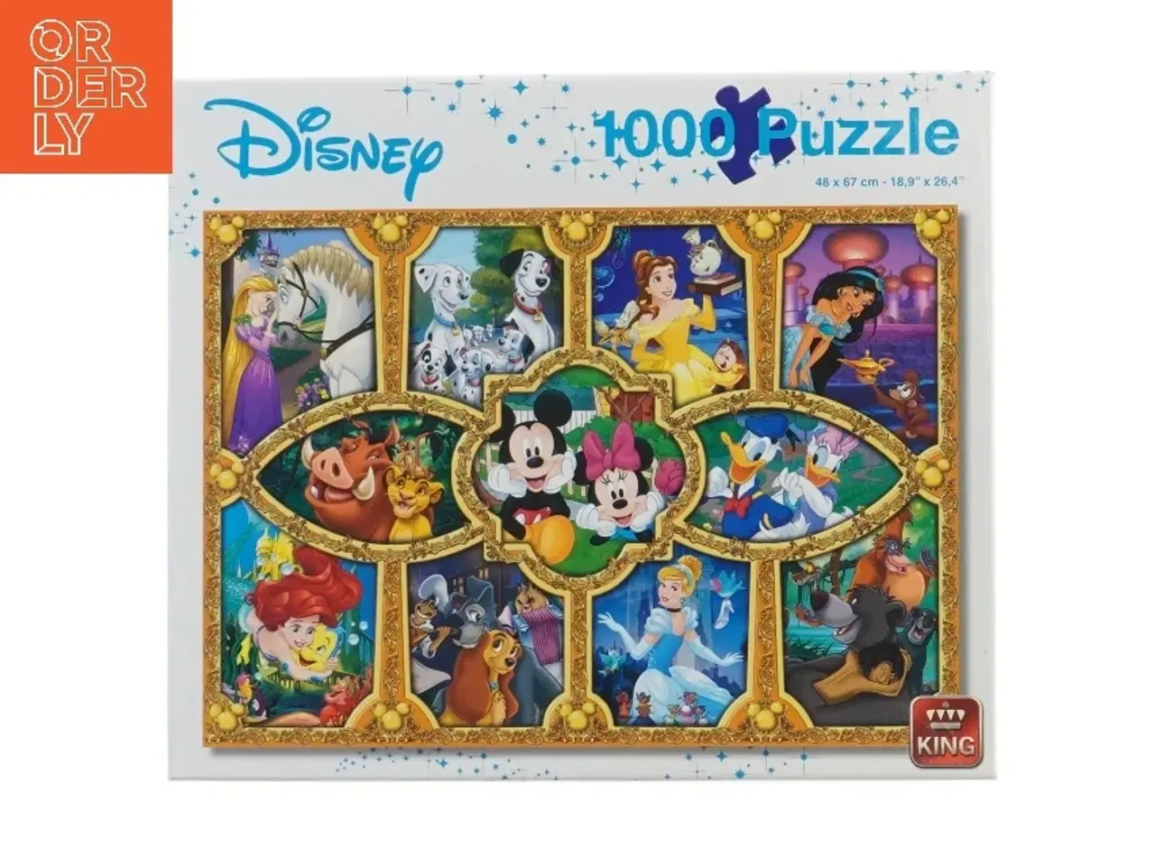 Billede 1 - Disney puslespil med 1000 brikker fra Disney (str. 1000 brikker cm)