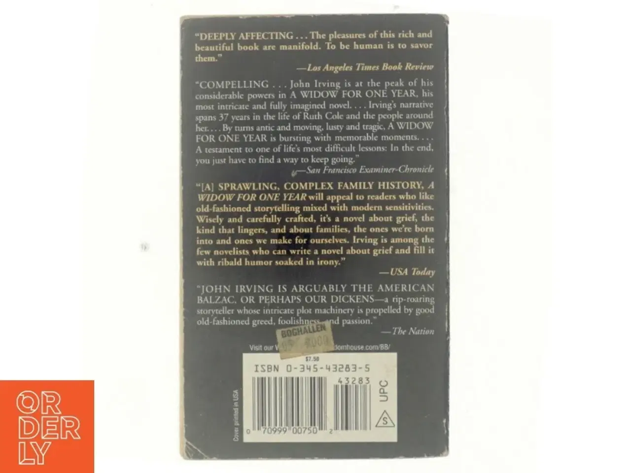 Billede 3 - A widow for one year af John Irving