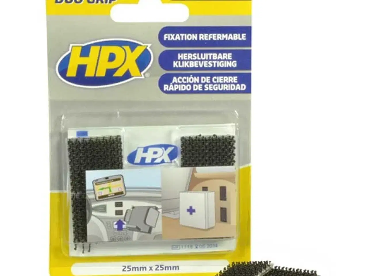 Billede 1 - HPX velcro pads 25mm x 25mm