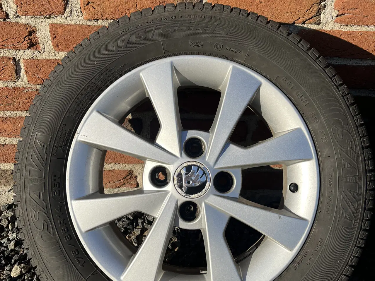 Billede 3 - 4x100 14” fælge med sommerdæk