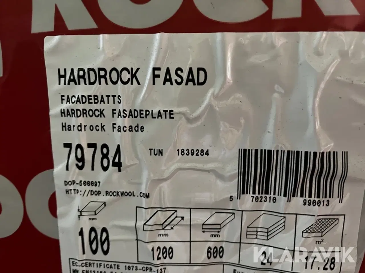 Billede 2 - Facadebatts Rockwoll Hardrock Fasad 21 battsbarts