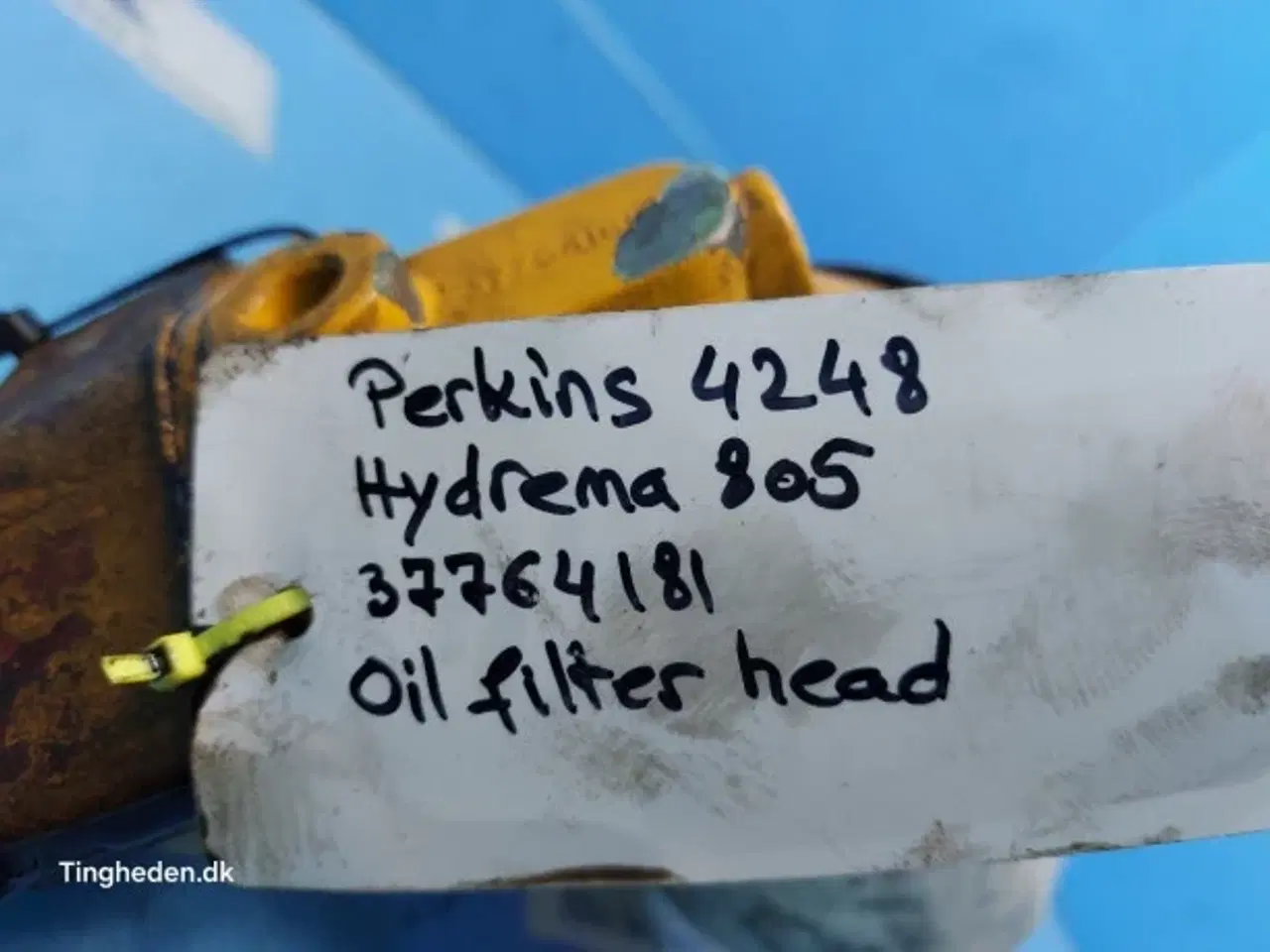 Billede 7 - Perkins 4.248 Oliefilterhoved 37764181