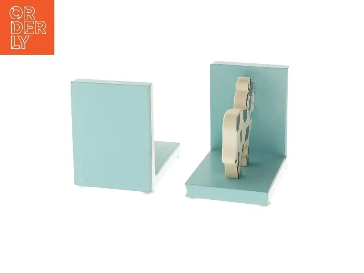 Billede 3 - Bogstøtter med ko-design (str. 12x9x13 cm)