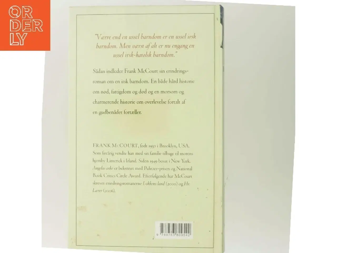 Billede 3 - Angelas aske af Frank McCourt (Bog)