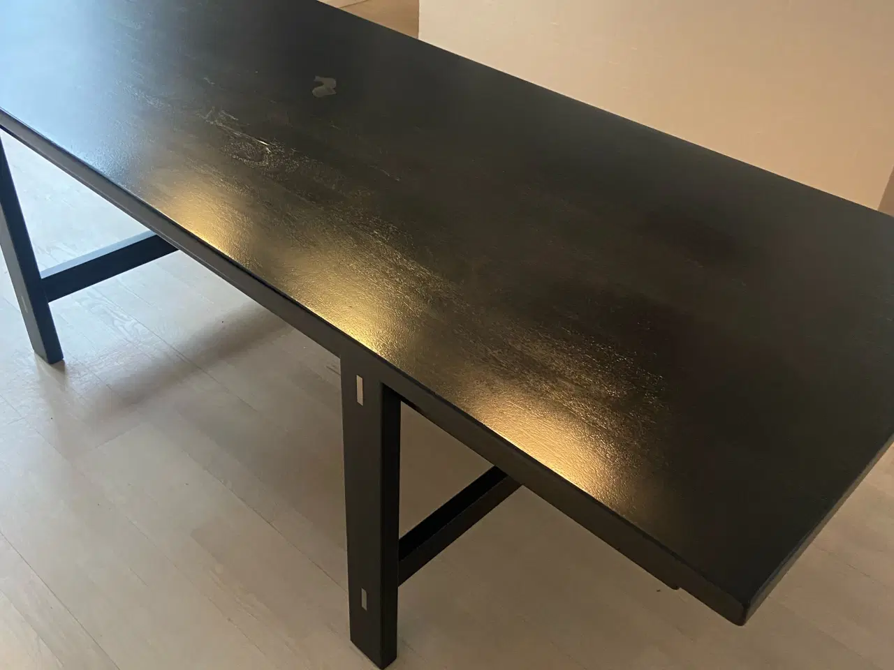 Billede 2 - Langbord i massiv træ