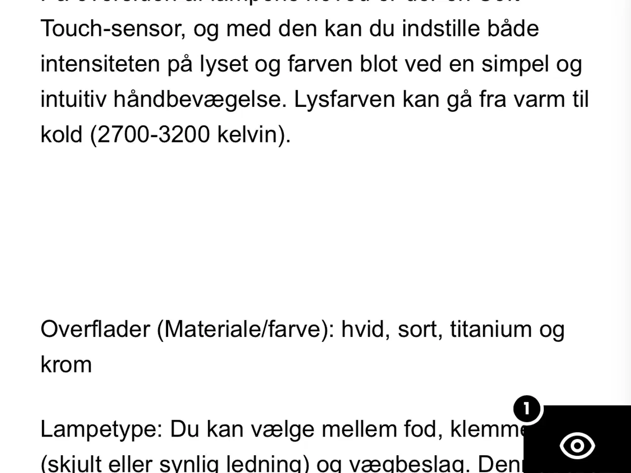 Billede 7 - Flos kelvin Led bordlampe.
