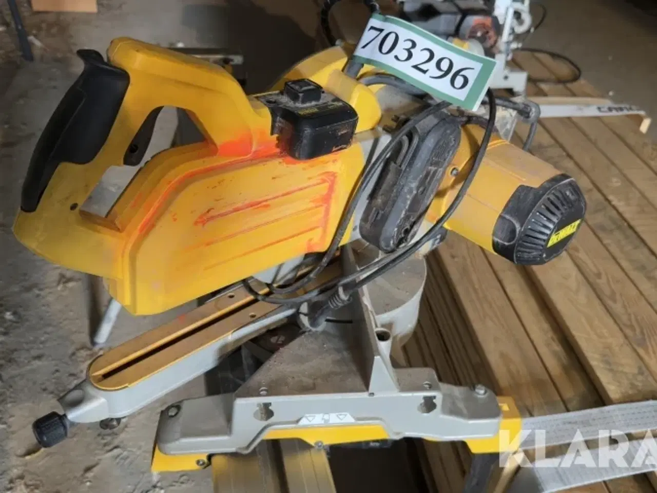 Billede 4 - Kap-/geringssav med foldbart stativ DeWalt Dws778 -QS