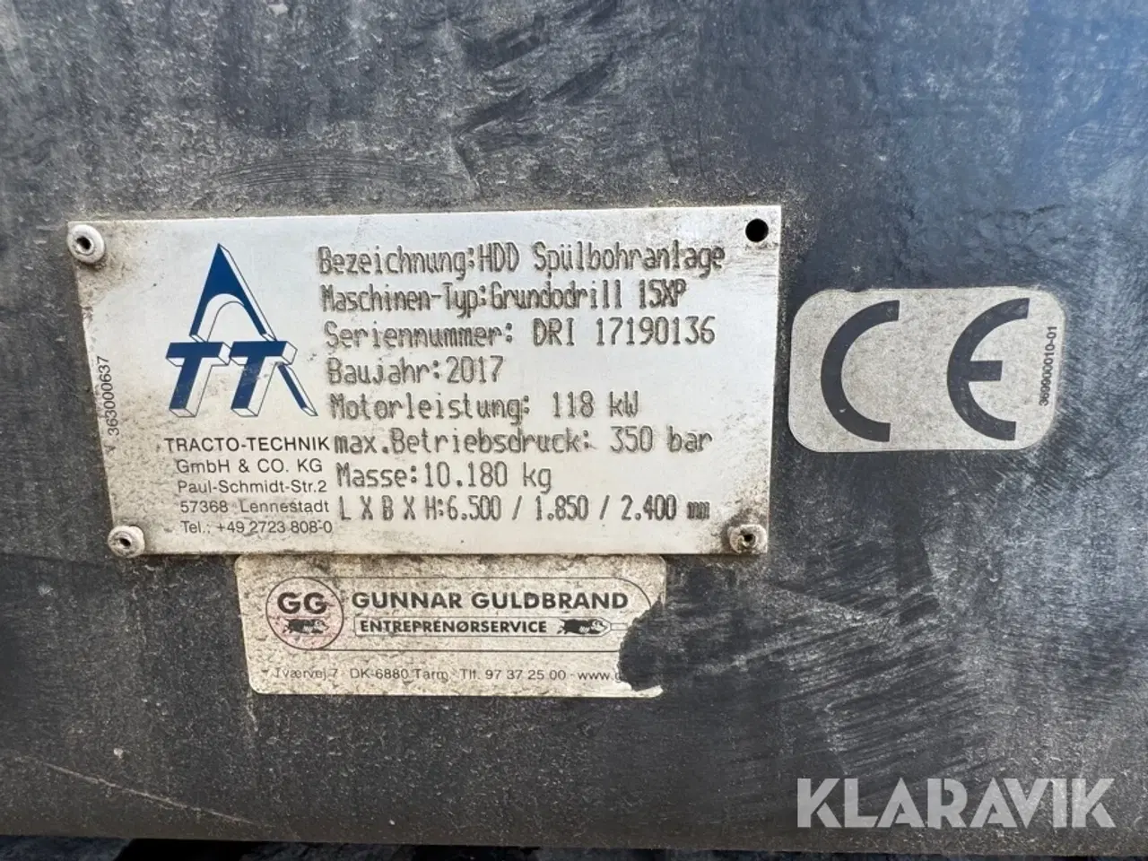 Billede 9 - Underboringsmaskine Tracto TEK Borerig Grundodrill 15XP Twin-Dr