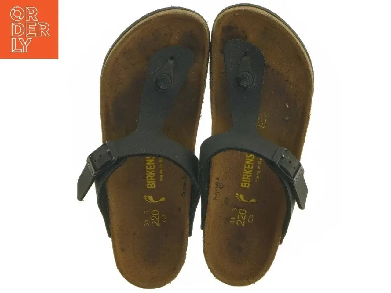 Billede 4 - Sort sandal, str. 34 fra Birkenstock (str. 34 )