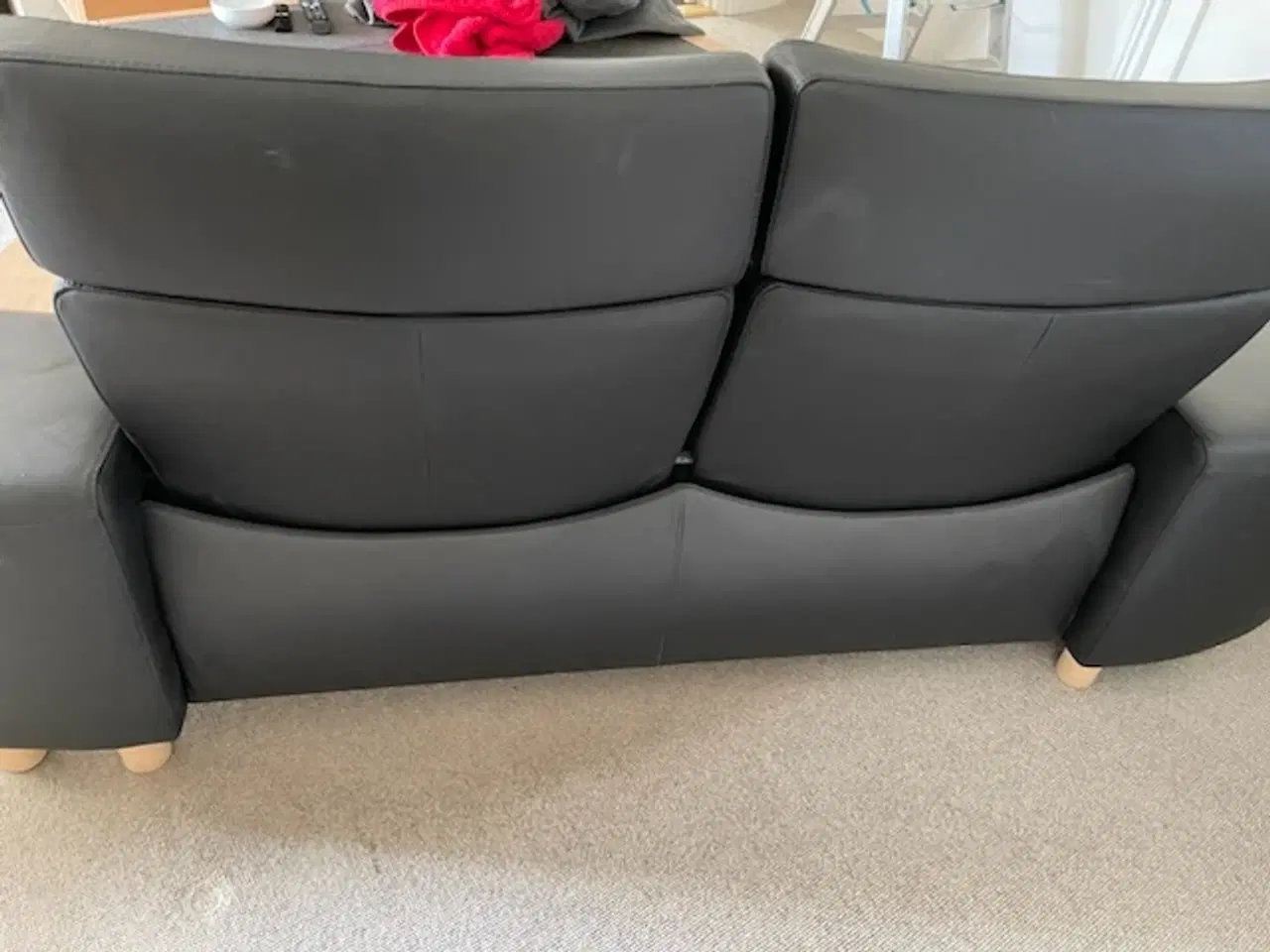 Billede 6 - Stressless sofa - biografmodel - med stor puf