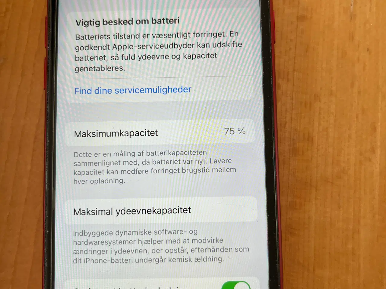 Billede 3 - IPhone SE 2020 2. generation rød 64 GB