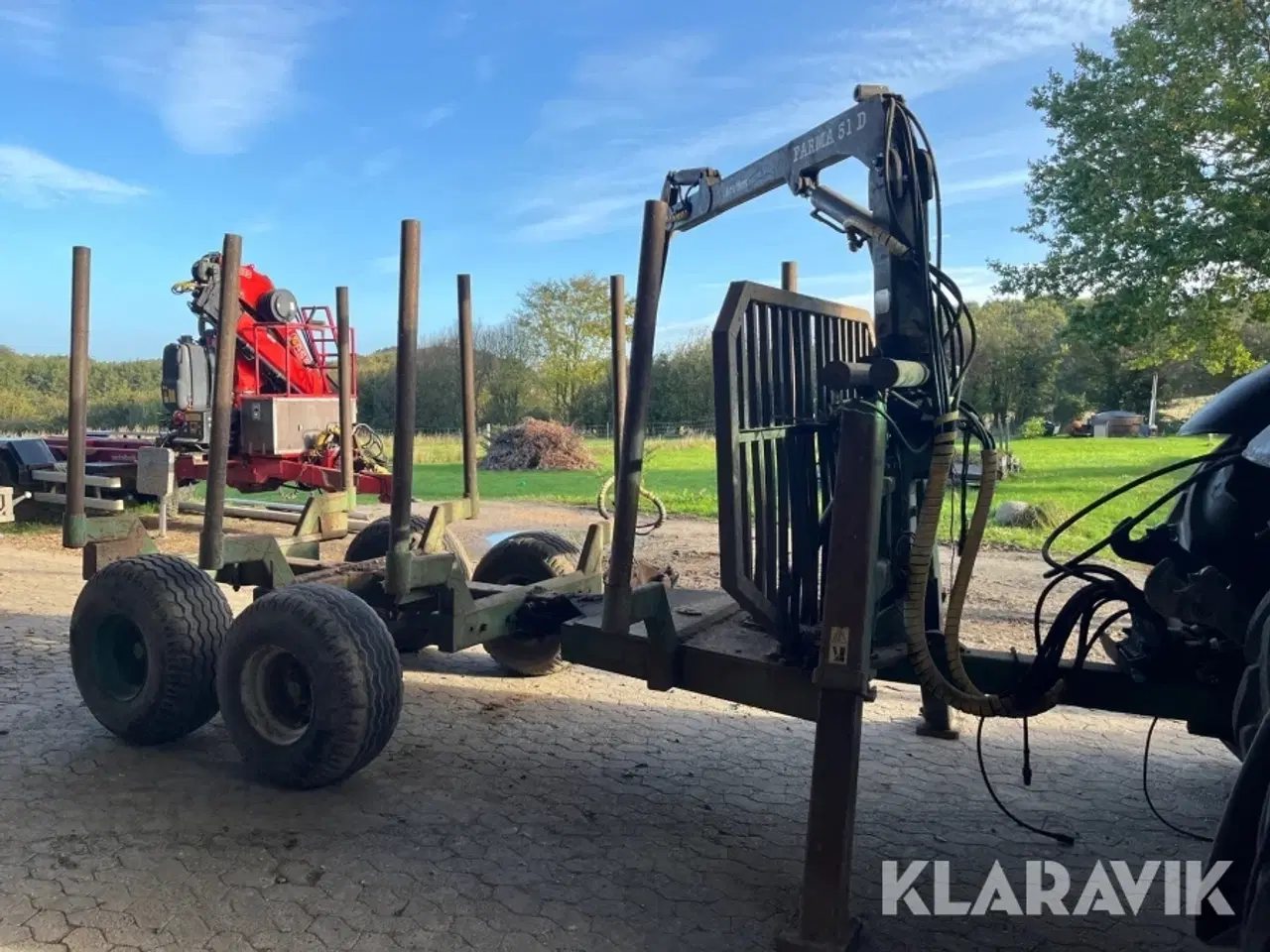 Billede 2 - Skovvogn med kran Farma 9-51D