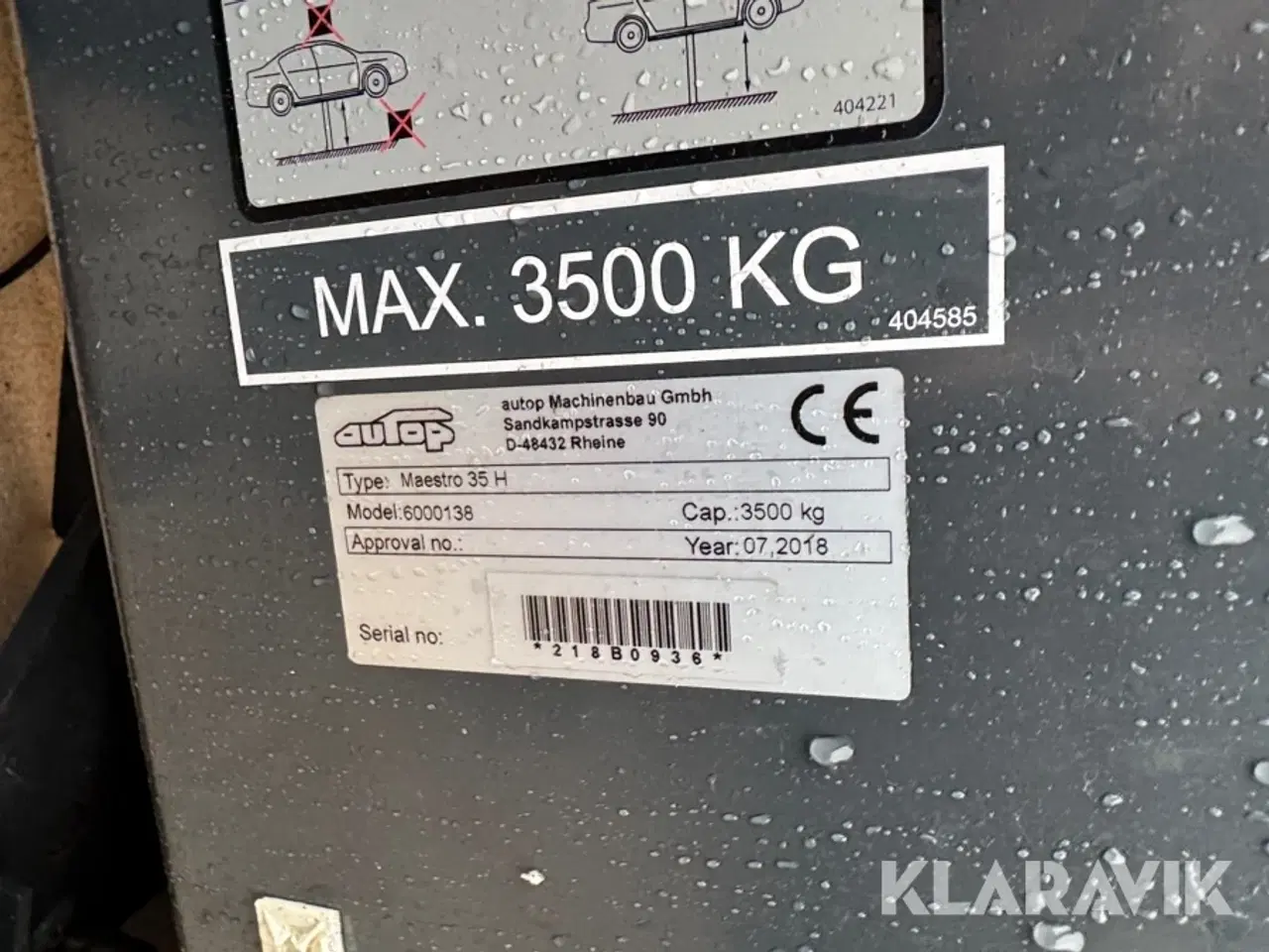 Billede 11 - Autolift Stenhøj Maestro 35 H