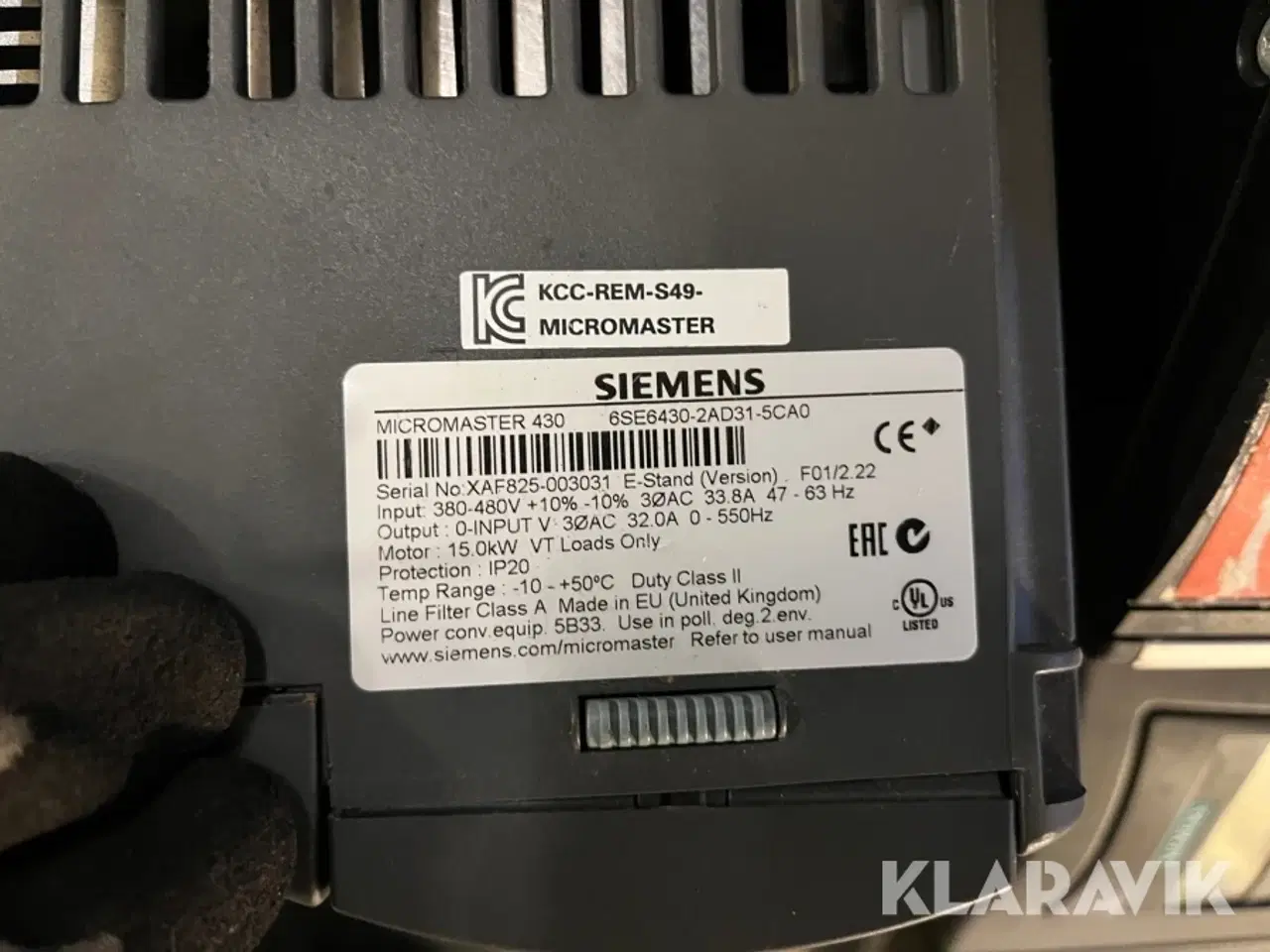 Billede 10 - Frekvensomformere Danfoss & Siemens 2 paller