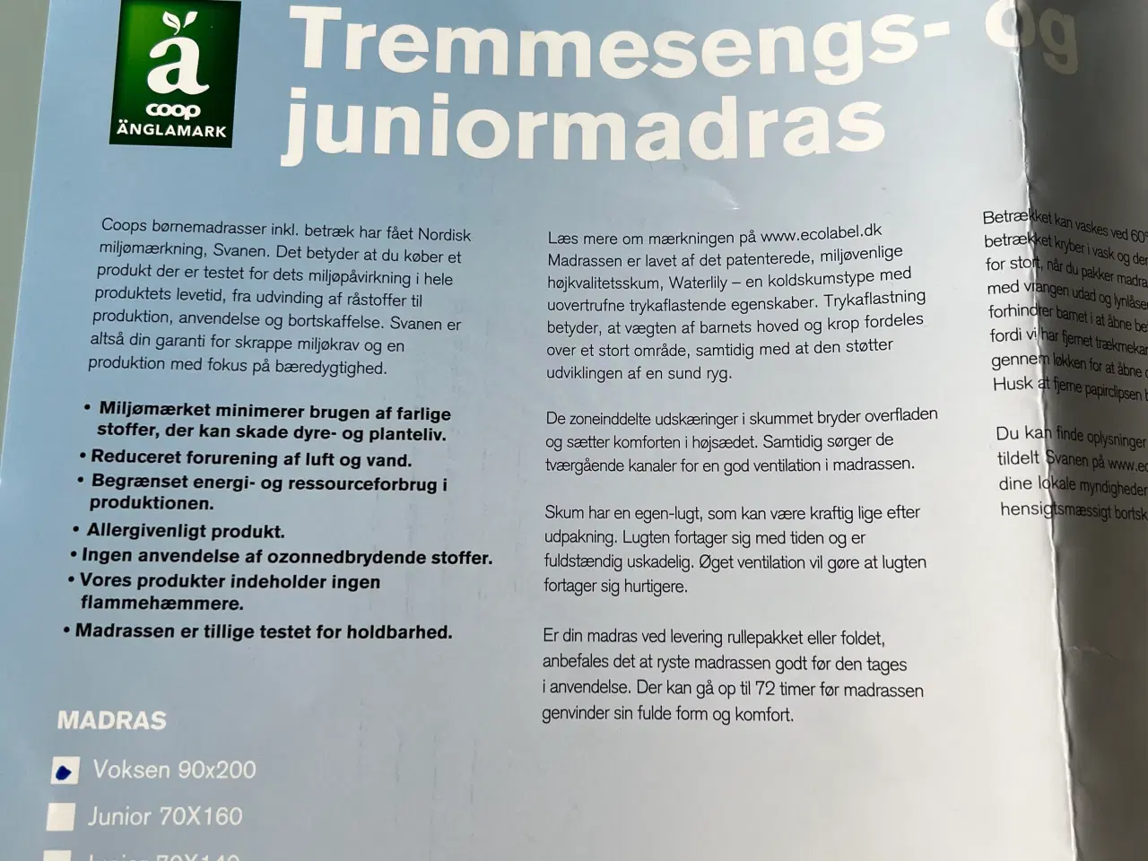 Billede 8 - Flexa halvhøj juniorseng - Freja - Blue-ish
