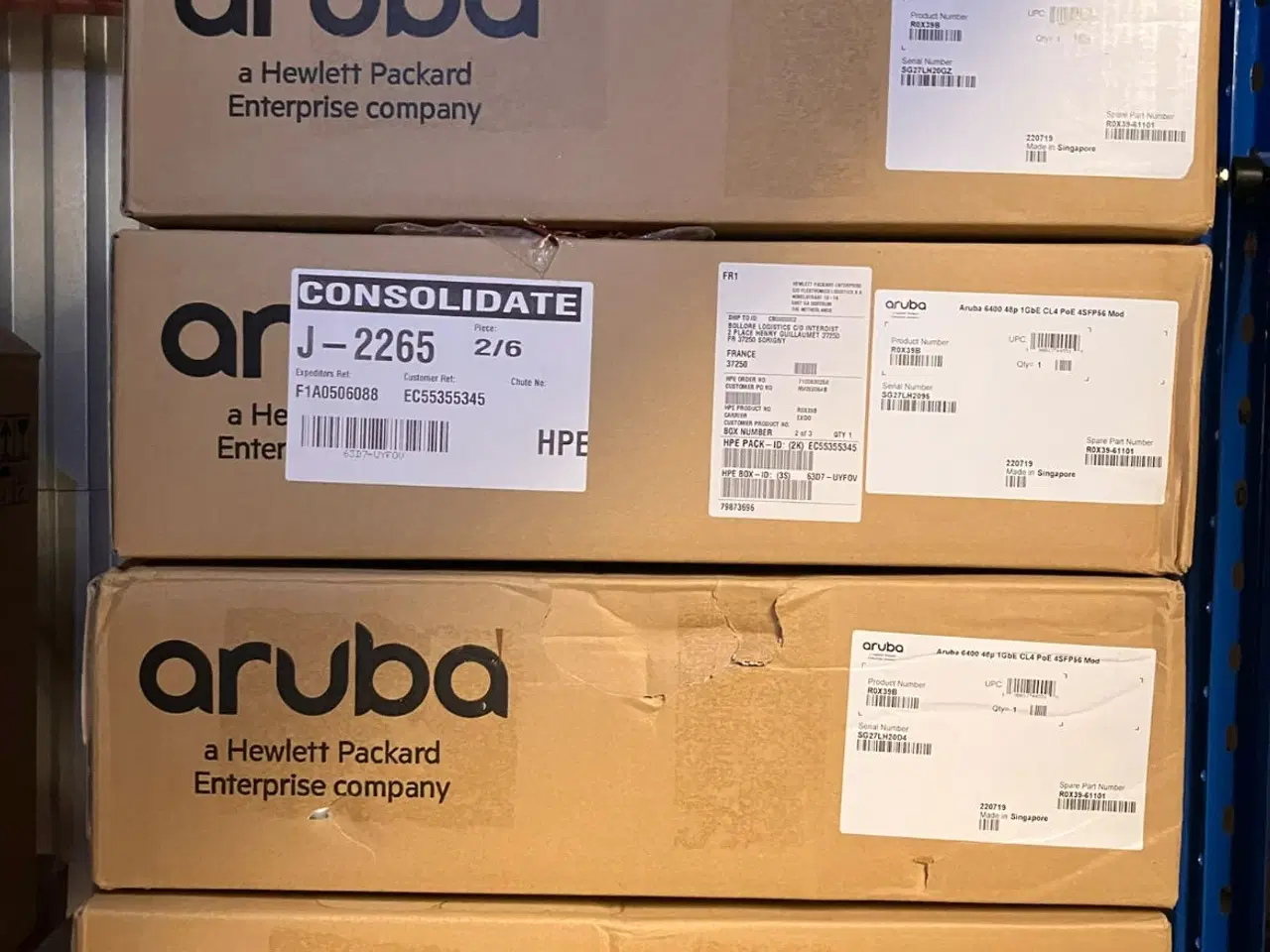 Billede 1 - Aruba 6400 48p 10Gb netværksswitch