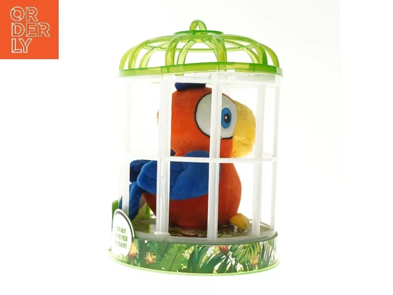 Billede 1 - Talende papegøje legetøj i bur fra Club Pets Funny (str. 23 cm)