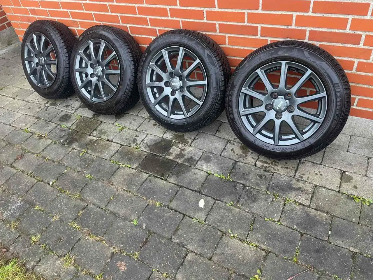 Billede 5 - 15” 5x112 Kompletsæt Aluhjul med nye vinterdæk