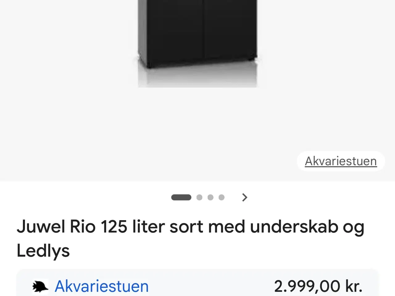 Billede 2 - Helt nyt med sort skab som vist på billedet
