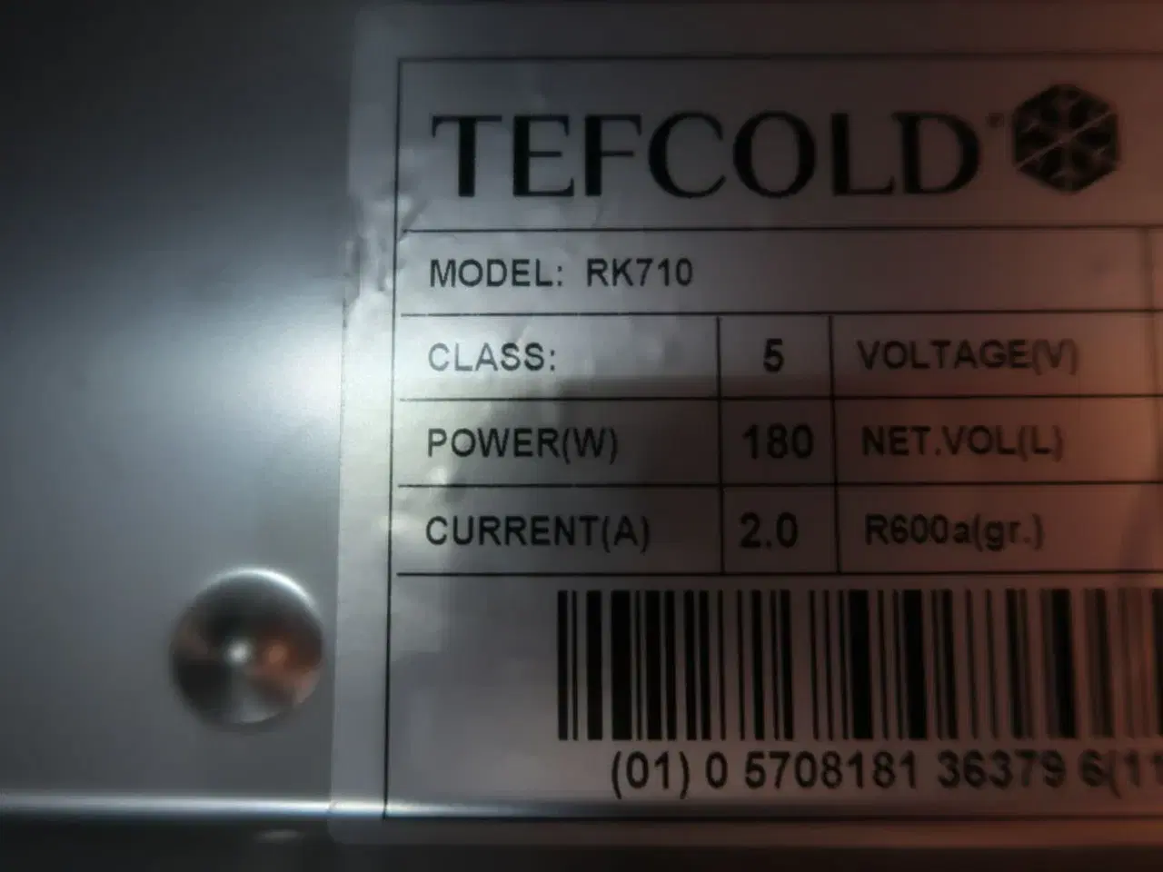 Billede 4 - Køleskab TEFCOLD RK710