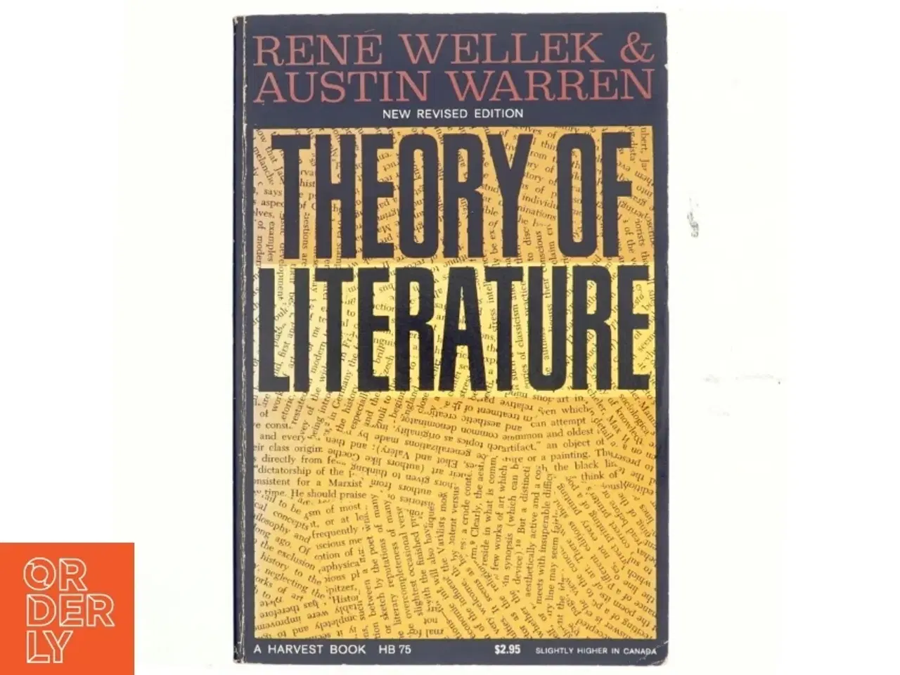 Billede 1 - Theory of literature by Rene Wellek