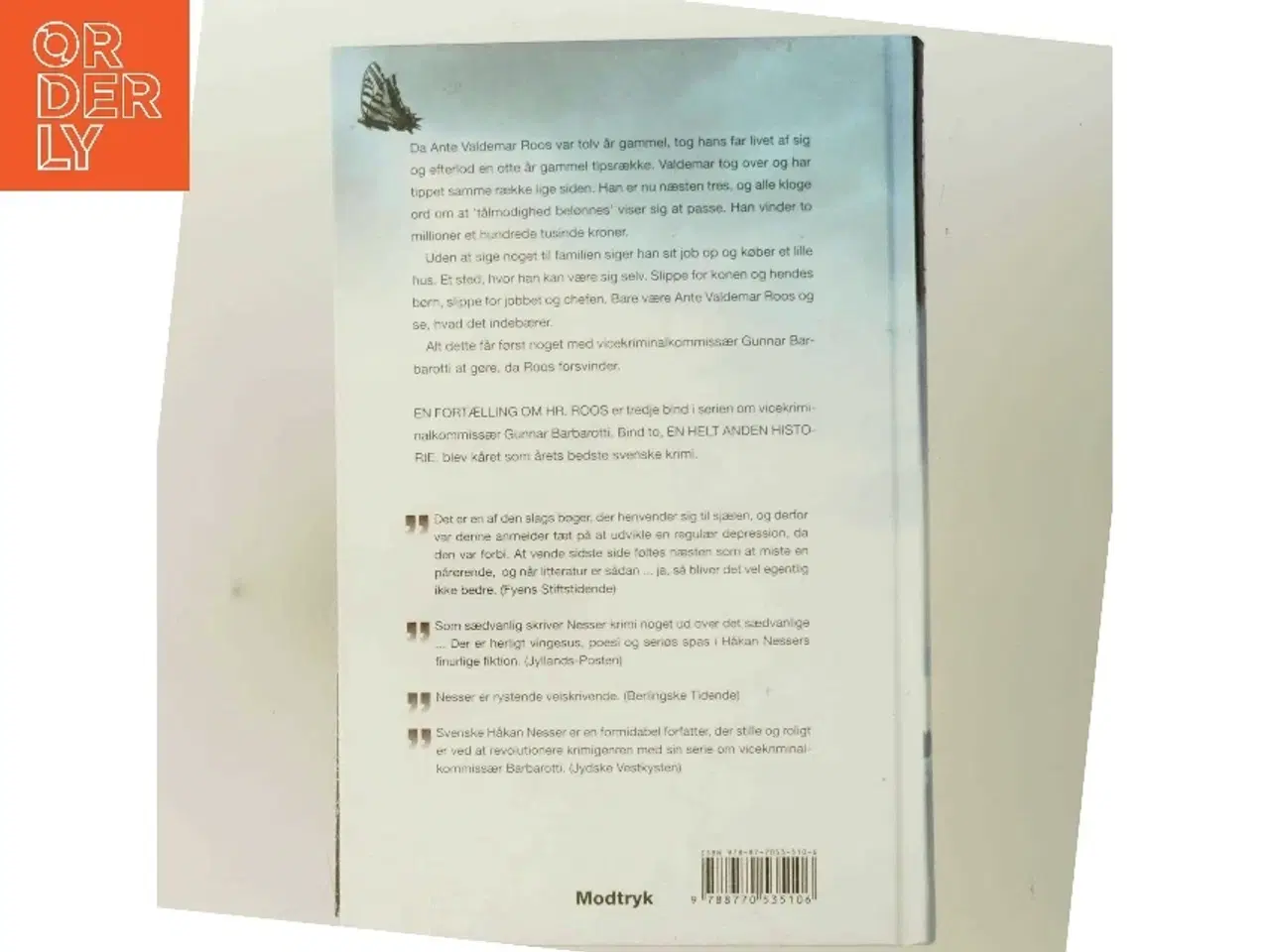 Billede 3 - En fortælling om hr. Roos af Håkan Nesser (Bog)