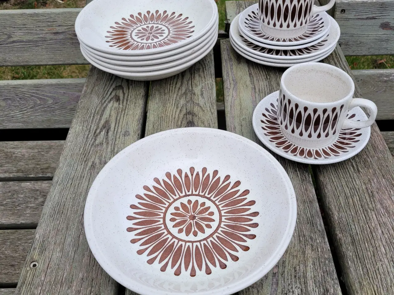 Billede 1 - Retro engelsk stel BILTON EARTHENWARE