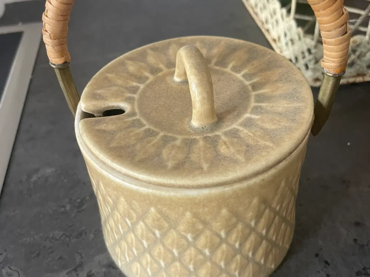 Billede 1 - Relief kronjyden sukker skål 