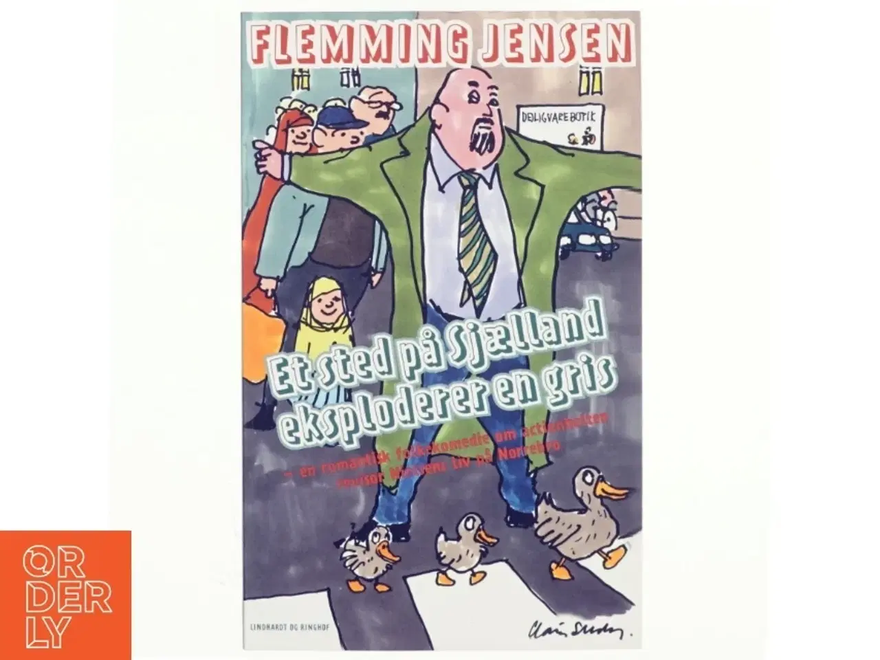 Billede 1 - Et sted på Sjælland eksploderer en gris : anden bog om Nielsen af Flemming Jensen (f. 1948-10-18) (Bog)