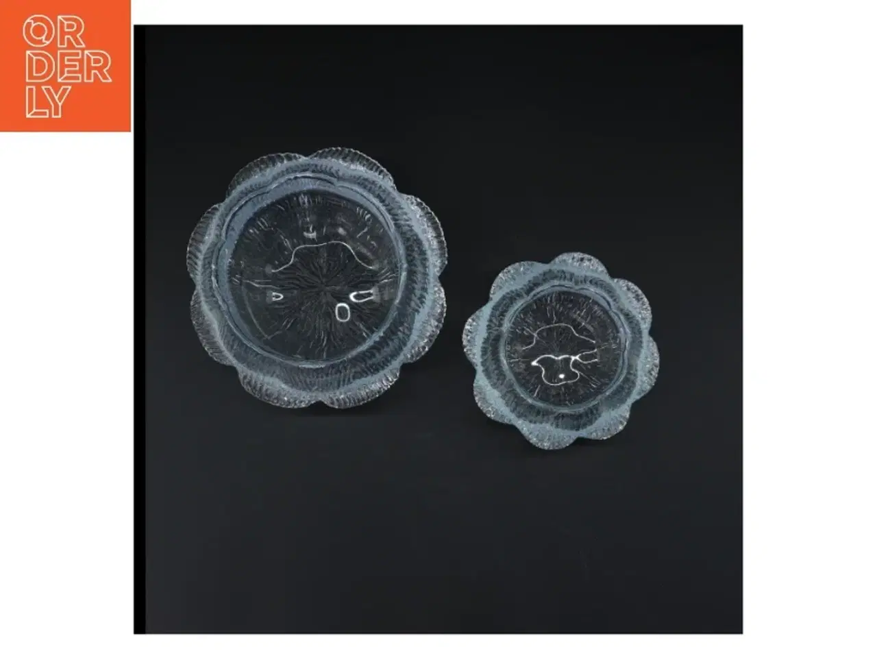 Billede 2 - 2 holmegaard åkande lysestager (str. 20 cm. 14 cm)