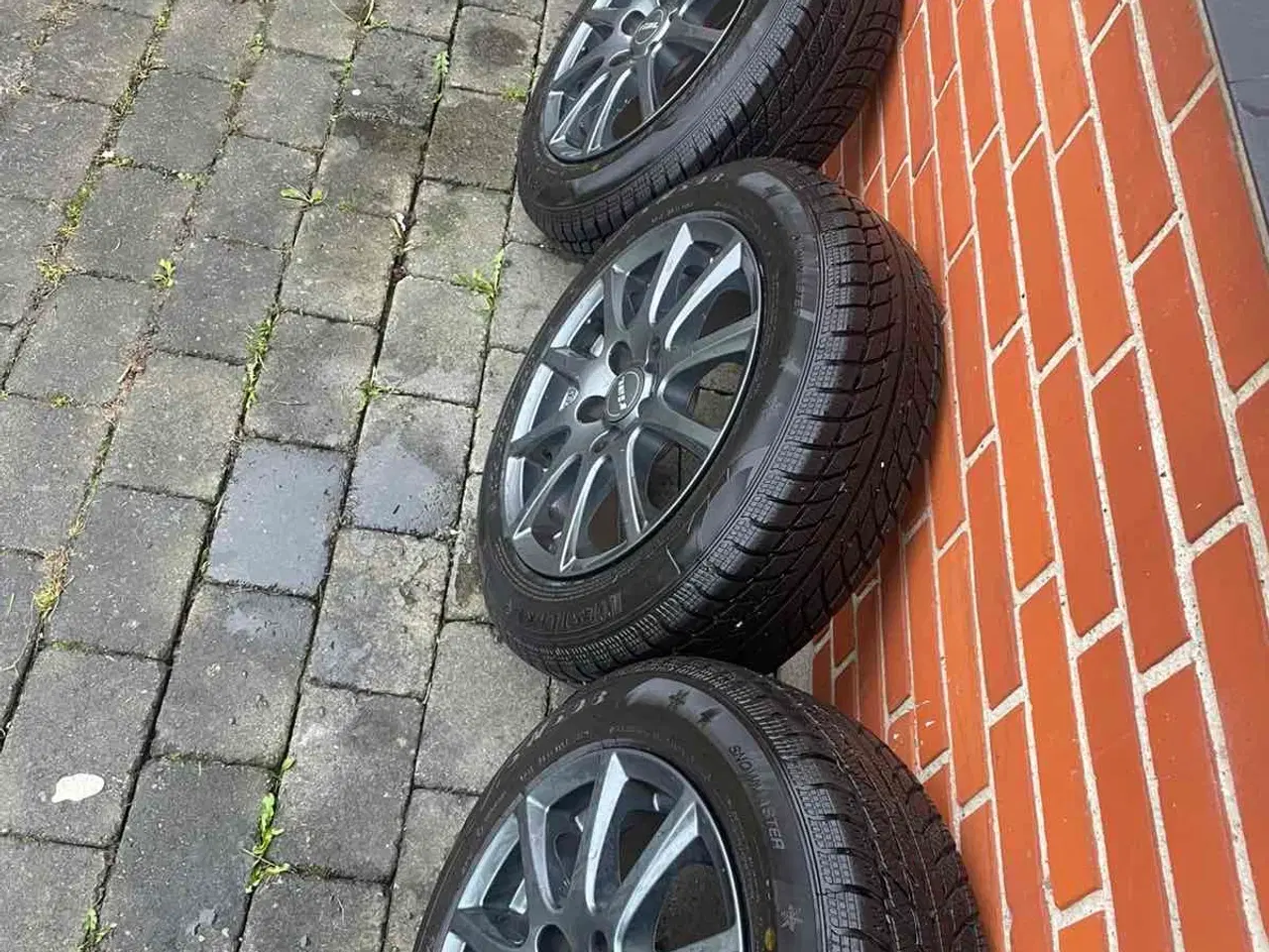 Billede 7 - 15” 5x112 Kompletsæt Aluhjul med nye vinterdæk