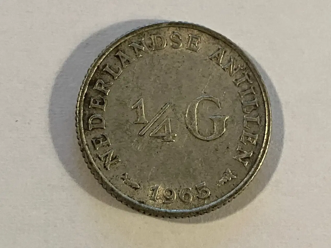 Billede 1 - 1/4 G Netherlands Antilles 1965
