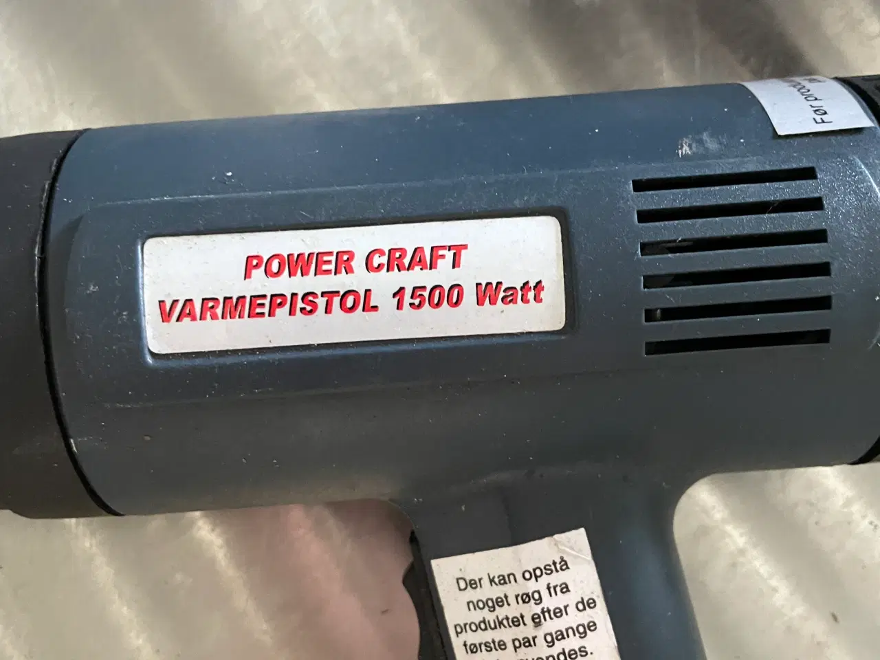 Billede 2 - Varmepistol Power Craft 1500watt rigtig god