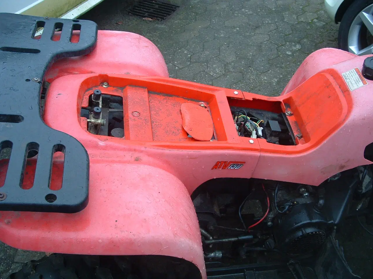Billede 4 - defekt atv bøjet styr og bærearm ,tilstand ukendt