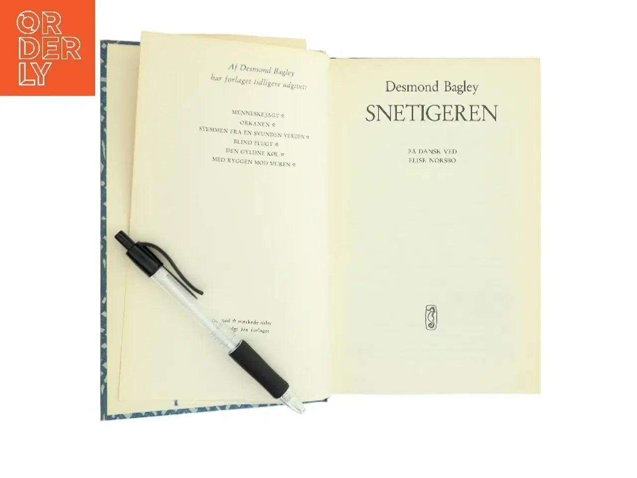 Billede 1 - Snetigeren af Desmond Bagley (Bog)