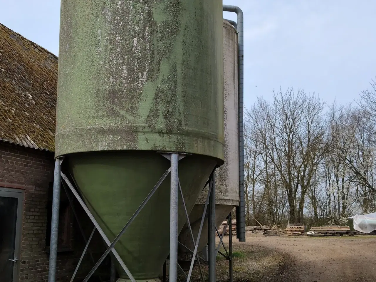 Billede 1 - Flex 40m3 glasfibersilo uden indblæsningsrør